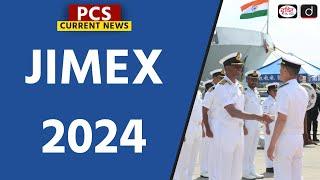 JIMEX 2024  Japan-India Exercise  Indian Navy  PCS Current News  Drishti PCS