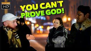 You cant prove god Hamza Vs Atheists  Speakers Corner  Old Is Gold  Hyde Park