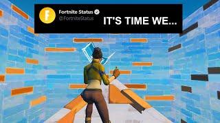 Fortnite is changing building...