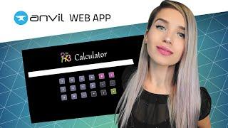 Simple Calculator with Anvil - Python Web App Tutorial for Beginners