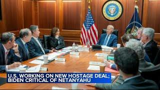 US working on new hostage deal as Biden is critical of Netanyahu