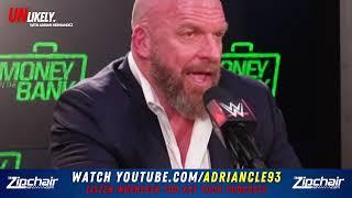 TRIPLE H  ON DAMIAN PRIEST VS SETH ROLLINS MATCH ENDING AT MONEY IN THE BANK 2024