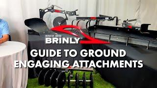 Brinly Guide to Ground Engaging Attachments Moldboard Plow Cultivator Disc Harrow and Box Scraper