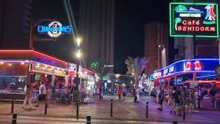 BENIDORM WARNING Its 2am The Square & Strip Nightlife.......