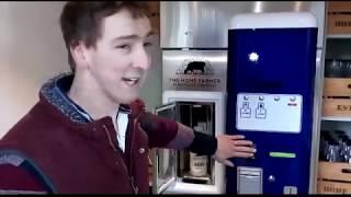 Mobile milk vending machine Aysgarth. 15th March 2019
