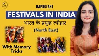 Important Festivals in India  State wise  Indian Art & Culture  With Memory Tricks by Maam Richa
