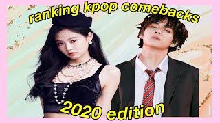 ranking my top 10 kpop comebacks of 2020