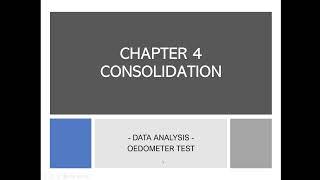 CONSOLIDATION DATA ANALYSIS PART 3_ Plot e vs log effective stress determine Cc & Sc