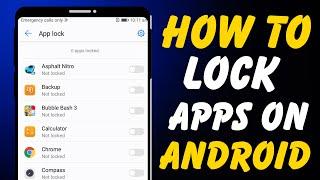 How To Lock Apps On Android Without Any App Locker  Lock Your Apps With Full Security