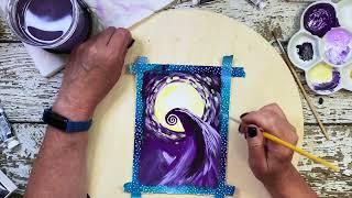 You WONT BELIEVE How Easy It Is to Paint a Nightmare Before Christmas Scene