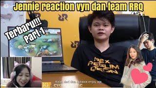 EVOS Jennie reaction RRQ Vyn dan team RRQ 