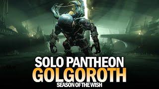 Solo Pantheon Raid Boss #1 - Golgoroth Atraks Sovereign Destiny 2