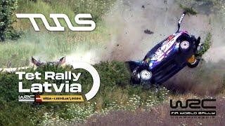 WRC RALLY LATVIA 2024  BIG CRASH  MAX SIDEWAYS ACTION