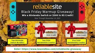 ReliableSite is Giving Away a Nintendo Switch in Our November Giveaway