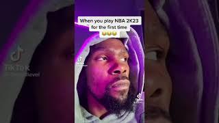 When you play NBA 2K23 for the first time #nba2k22 #nba2k23 #nba2k #2kcommunity #ishowspeed #nba2k