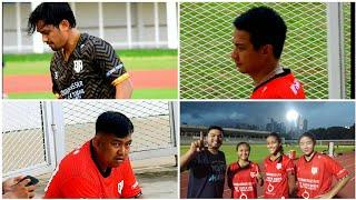 vlog bareng persija putri dan artis2 lainnya  di acara garuda revolution fc.