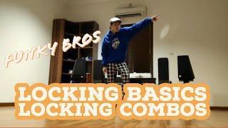 LOCKING DANCE  VIDEO TUTORIAL 23 Locking Basics + 8 Locking Combos FOR BEGINNERS