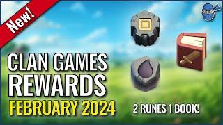 Clan Games Rewards - February 2024  Clash of Clans