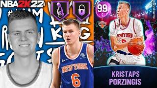 DARK MATTER KRISTAPS PORZINGIS GAMEPLAY HE PROVES WHY HE IS A FAN FAVORITE IN NBA 2K22 MyTEAM