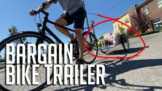 Can an Ikea bike trailer match a cargo bike? Putting a bargain-bin cargo bike trailer to the test