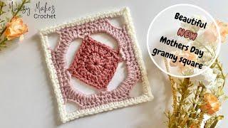 Crochet a BEAUTIFUL NEW granny square #grannysquaretherapy