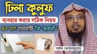 ঢিলা কুলুখ ব্যবহারের নিয়ম  ঢিলা কুলুখ নিয়ে ৪০ কদম হাটাহাটি  শায়খ আহমাদুল্লাহ  sheikh ahmadullah