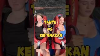 TANTE VS KEPONAKAN BERMAIN TORNADO #viral #FYP #kocak