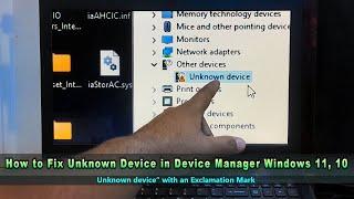 How to Fix Unknown Device in Device Manager Windows 11 10