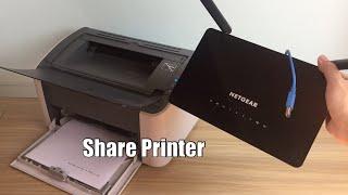 Share your USB Printer with Netgear router  Wi-Fi & LAN