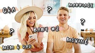 PERSONAL Q&A Baby #2 Marriage & Being Parents  Aspyn Ovard