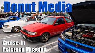 Donut Media Host Massive Carshow & Cruise-In  Petersen Automotive Museum in Los Angeles CA