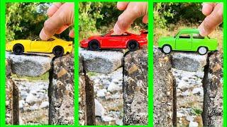 Welly Diecast Cars driving outside by hand #cars #toycars #dlancars #h2toys