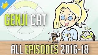 Funny Genji Cat - All Comics Compilation  Overwatch Comic Dub ft. HamletVA