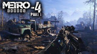 4 - METRO EXODUS Gameplay GTX 1050Ti - THE VOLGA  part 1 - Church  No Commentary