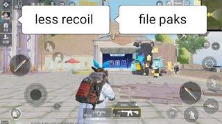 file paks less recoil terbaru update V 1.2 khusus PUBG korea