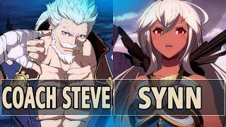 GBVSRCoach Steve Soriz Vs Synn Zooey High Level Gameplay.