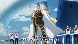 Admiral Kizaru is Coming to Egghead English Sub