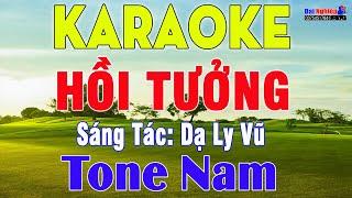 Hồi Tưởng Karaoke Tone Nam Nhạc Sống Rumba  Karaoke Đại Nghiệp