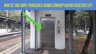 VLOG Stasiun KRL Universitas Pancasila Suasana di Jam Pulang Kerja & Lengkap ada Underpass Sama Lift