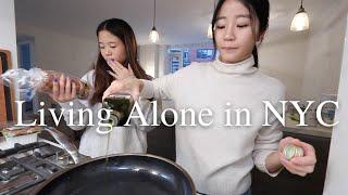 Home Alone What I Eat in a Day in My New Apartment ft. Korean food