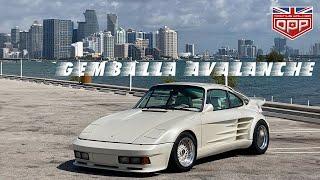 80s porsche icon Gemballa avalanche Turbo in the wild on the streets of Miami