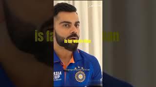 Self Realisation is very important - Virat Kohli