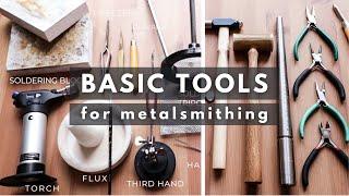 TOOLS you need to start SILVERSMITHING Jewelry making beginner starter pack