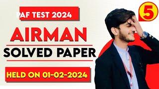 PAF AIRMAN PAPER HELD ON 01-02-2024AEROTRADE PAPER it HELD ON 24-01-2024#paftest#2024#pafpastpaper