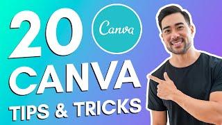 20 CANVA TIPS AND TRICKS  Canva Tutorial For Beginners