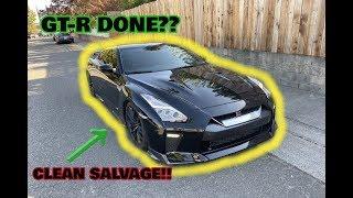 CHEAP WRECKED 2017 Nissan GTR Rebuild from Copart Part 9