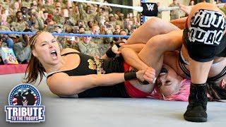 Rousey & Natalya vs. Jax & Tamina vs. Morgan & Logan WWE Tribute to the Troops Dec. 20 2018