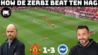 Tactical Analysis  Manchester United 1-3 Brighton  How De Zerbi Took Ten Hag Apart 