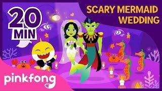 Mermaid Wedding and more  +Compilation  Baby Shark Halloween Songs  Pinkfong Songs for Children