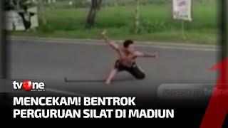 Saling Ejek Dua Kubu Perguruan Silat Terlibat Bentrok  Kabar Siang tvOne